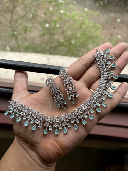 AD Necklace - Mint Green