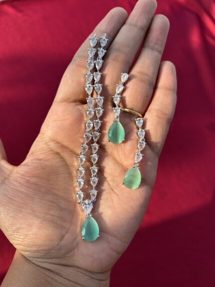 Deepika Neckpiece- Mint Green