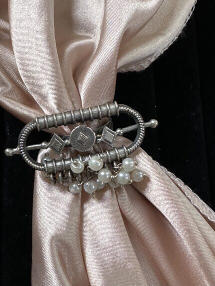 Brass Ring With Pearls