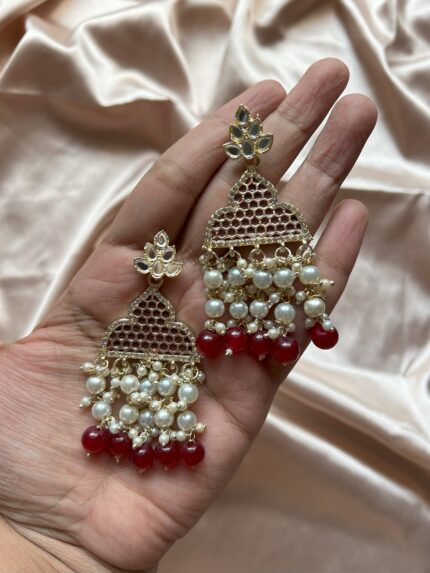 Earrings - Red
