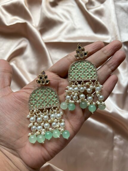 Earrings - Mint Green