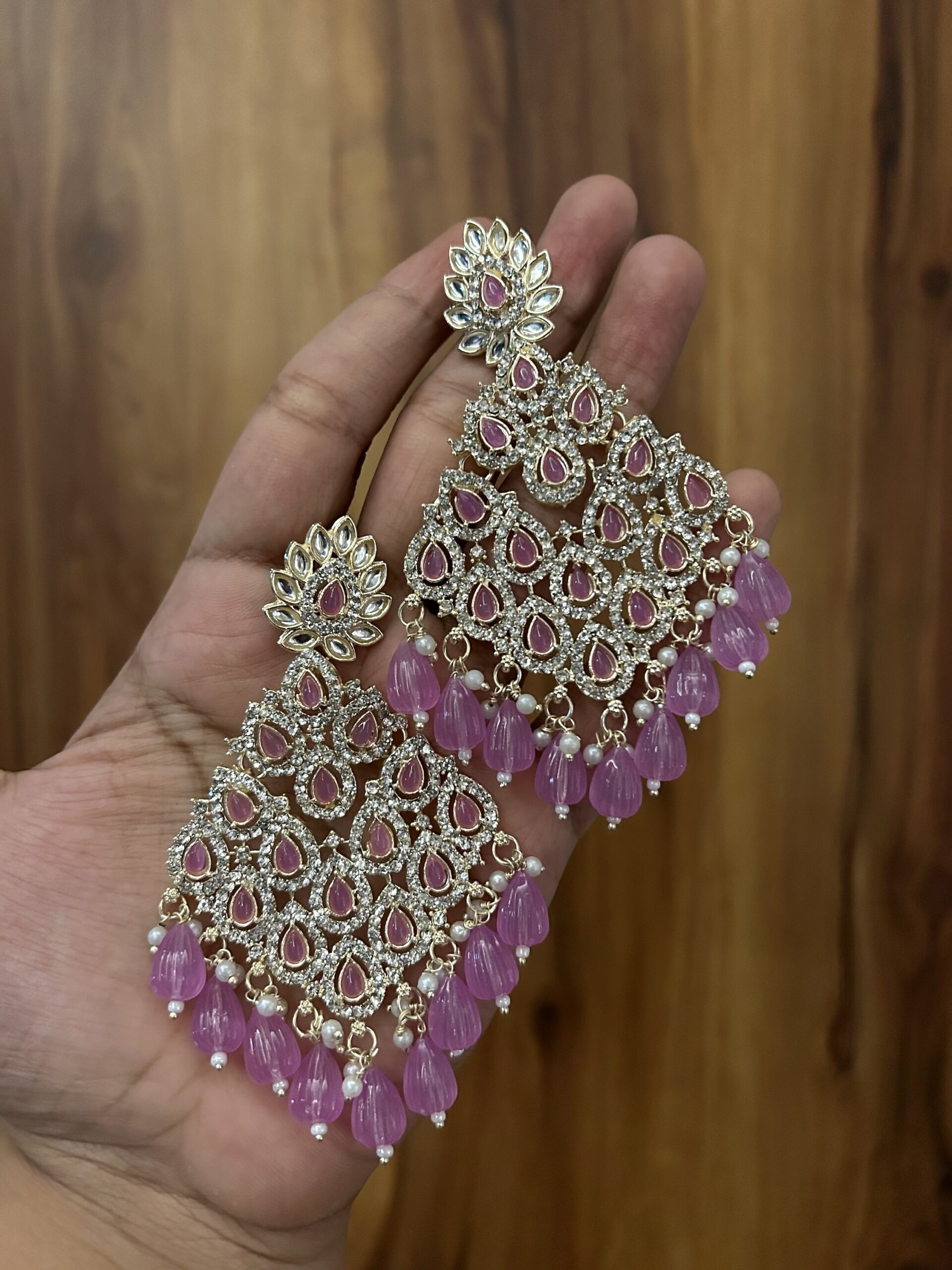 Noor earrings - Light Purple