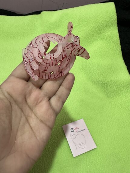 Designer Clutchure -Pinkish Red