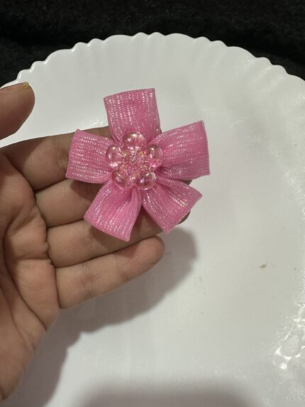 Flower Pin - Dark Pink