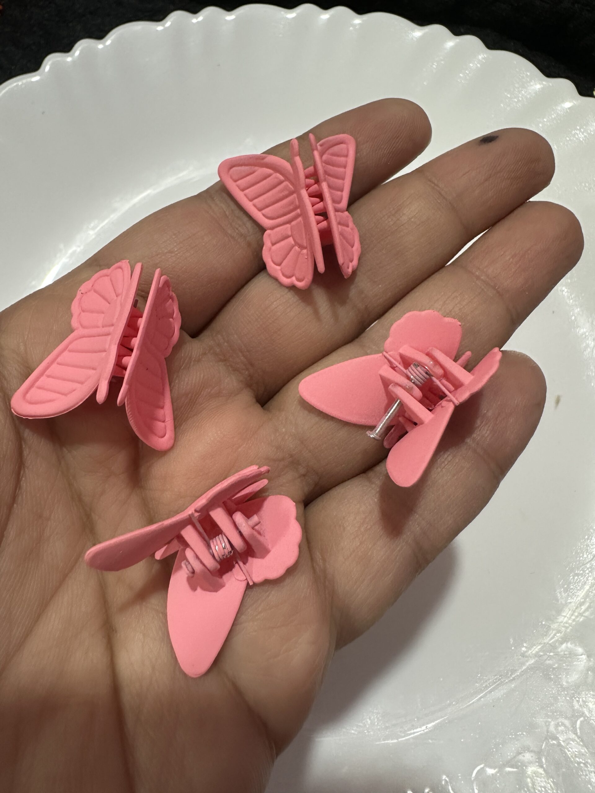 Butterfly Small Clutchure - Peach