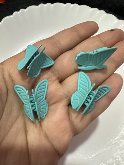 Butterfly Small Clutchure - Blue