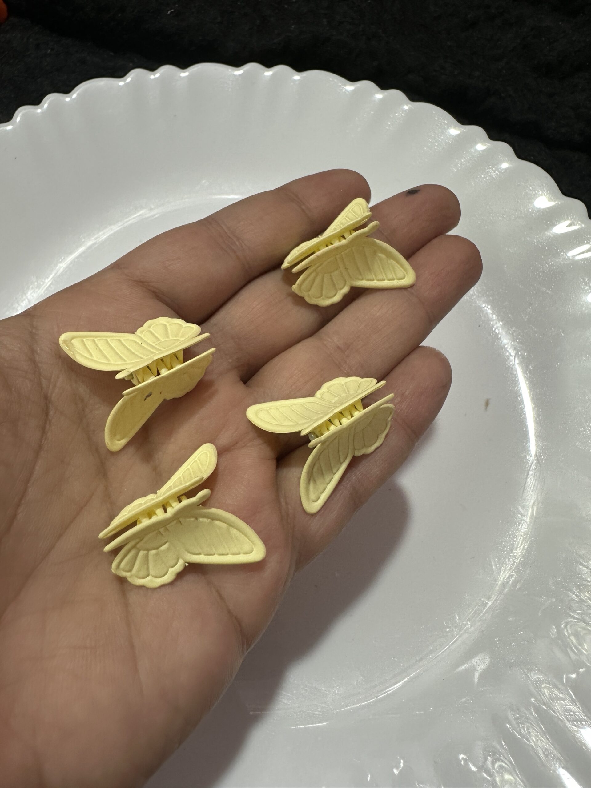Butterfly Small Clutchure - Yellow