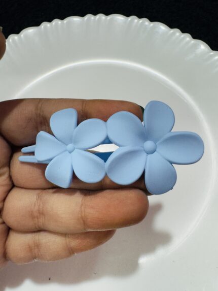 Flower Pin - Blue