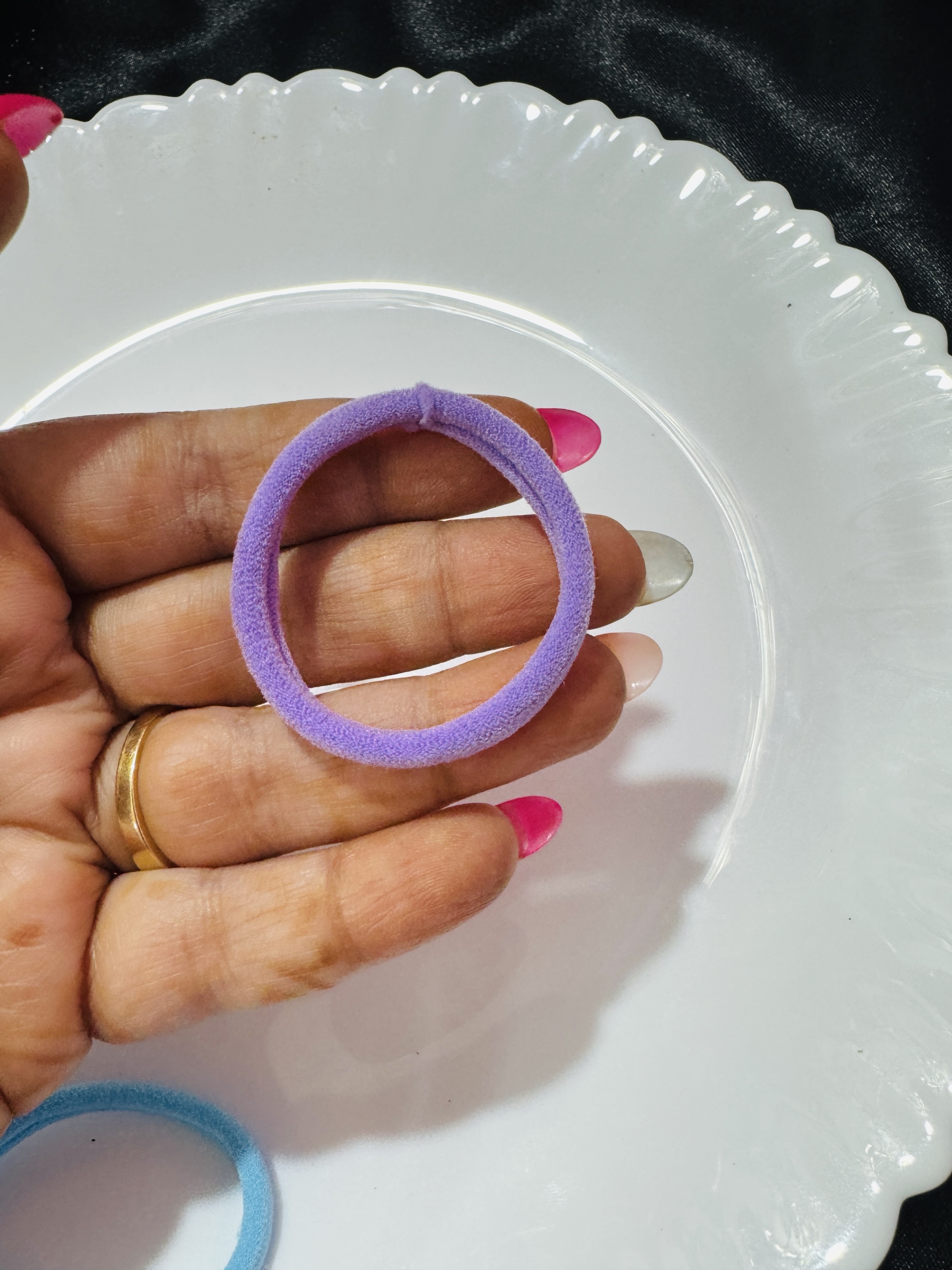 Hair Ties - Purple
