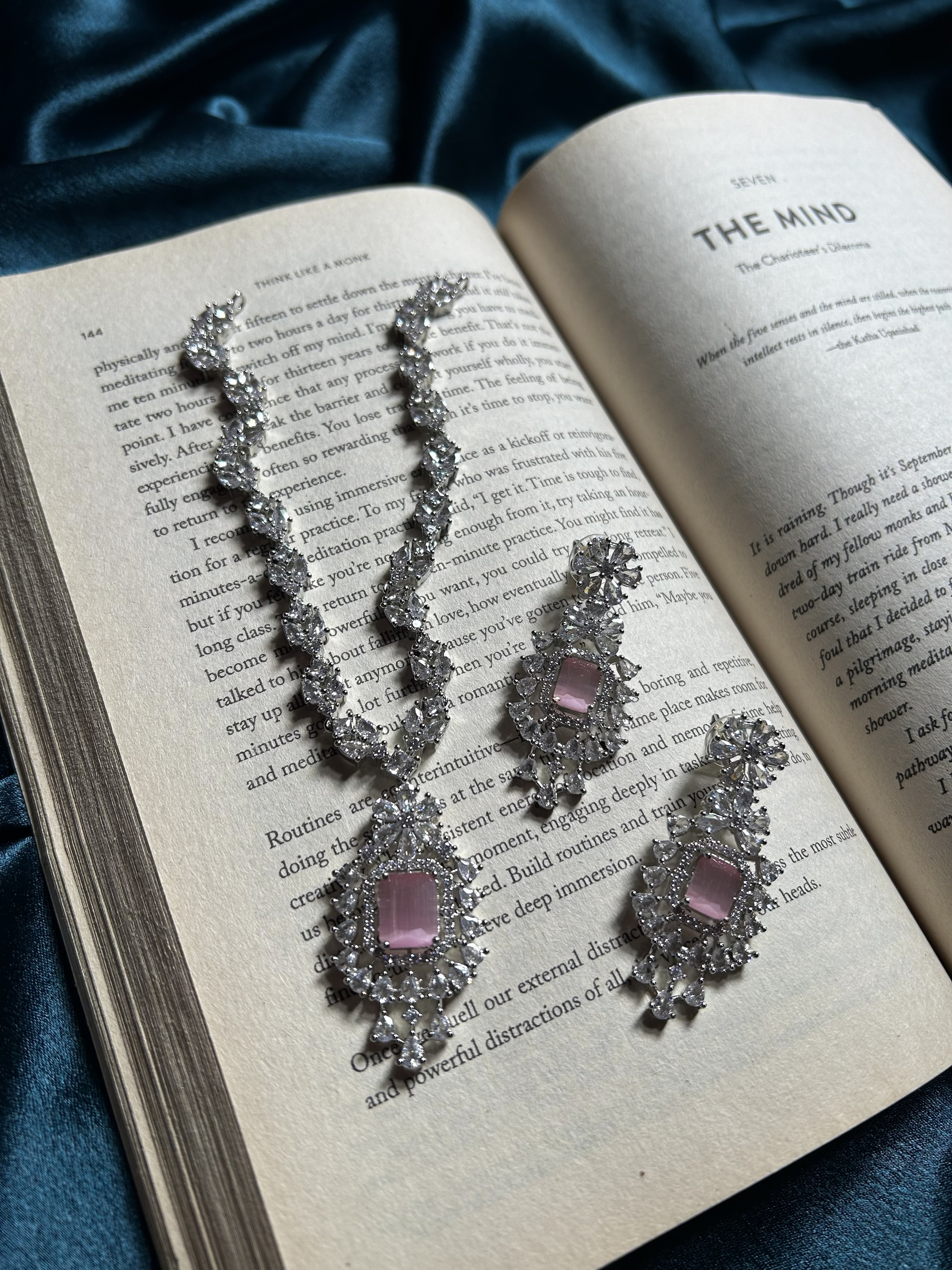 AD Pink Necklace Set