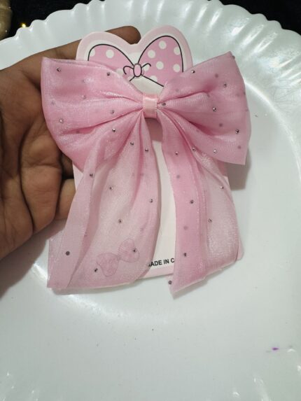Bow Pin - Pink