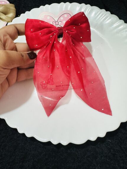 Bow Pin - Red