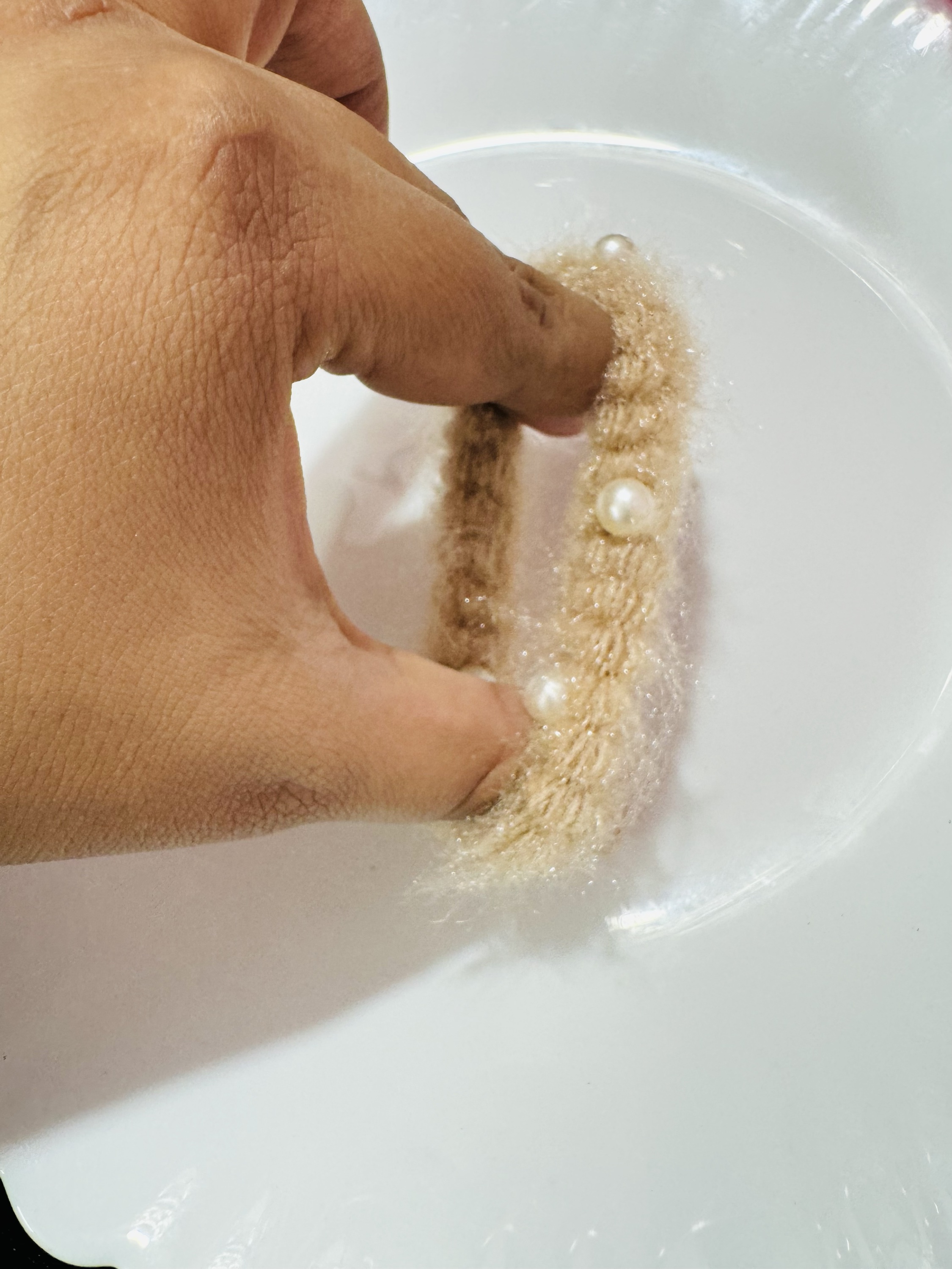 Pearl Rubberband - Brown