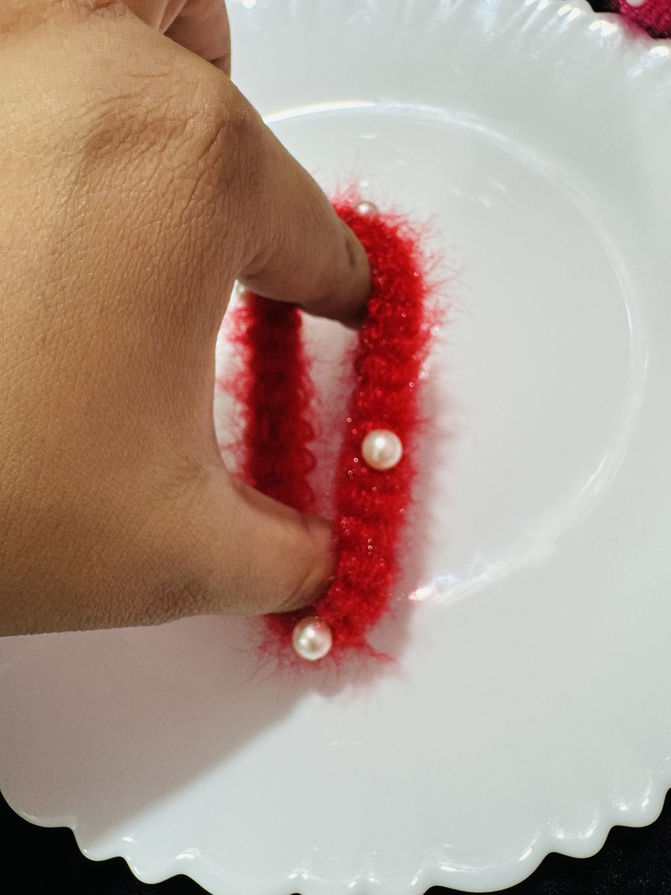 Pearl Rubberband - Red