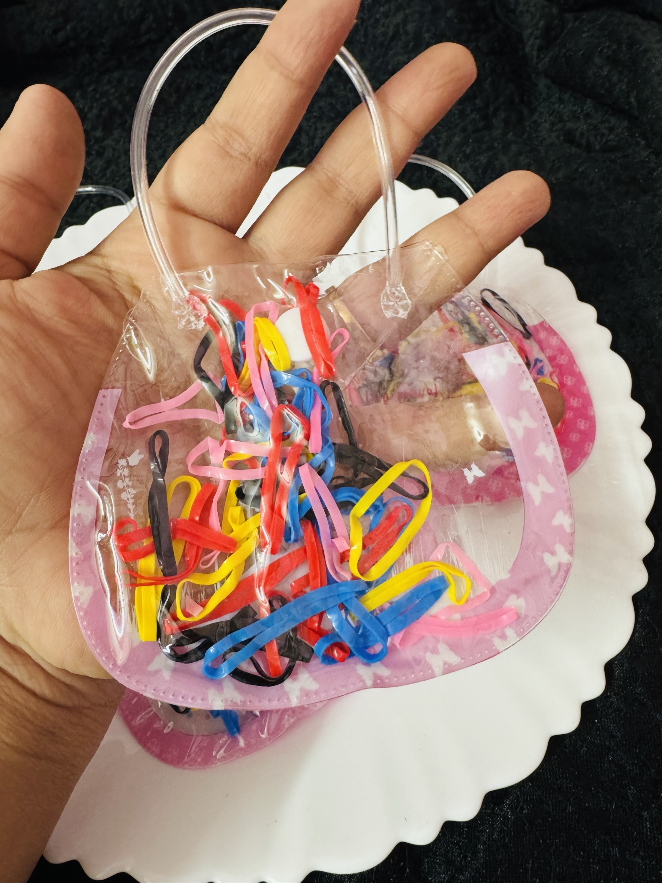 Multi Rubber bands Pouch bag