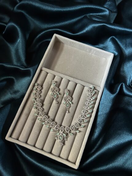 AD Necklace Set - Mint