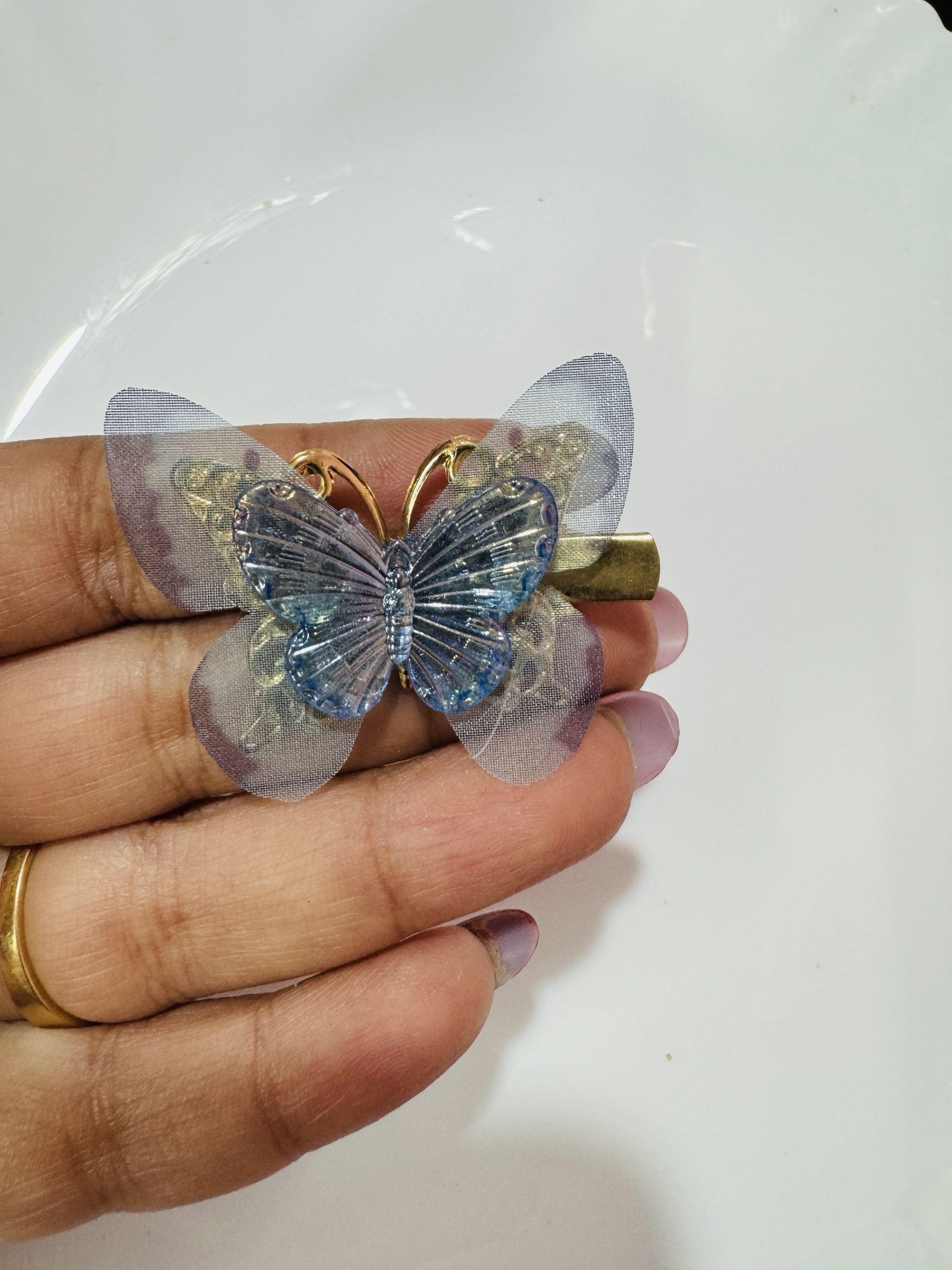 Butterfly Pin - Blue