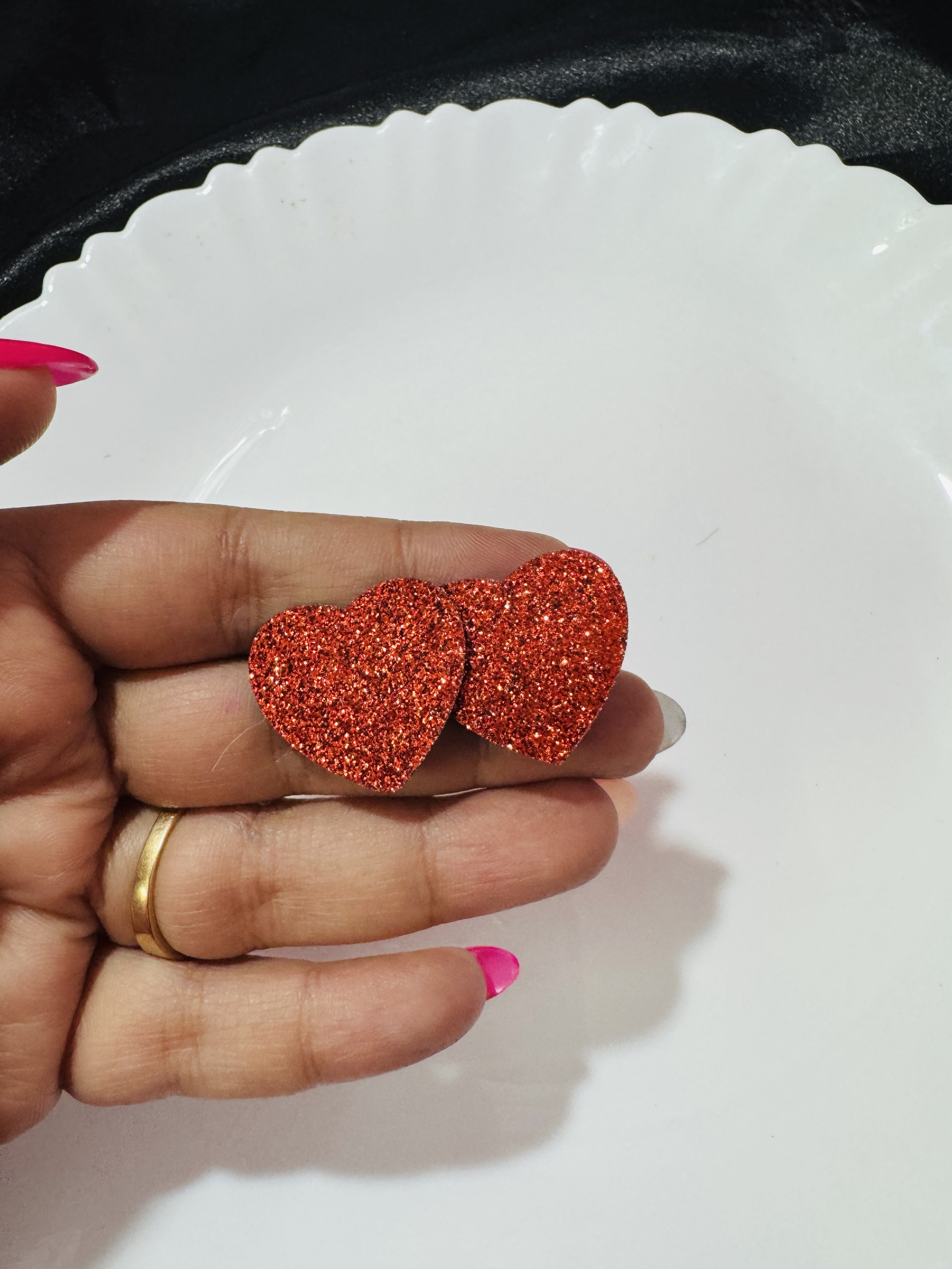Heart Pin - Red