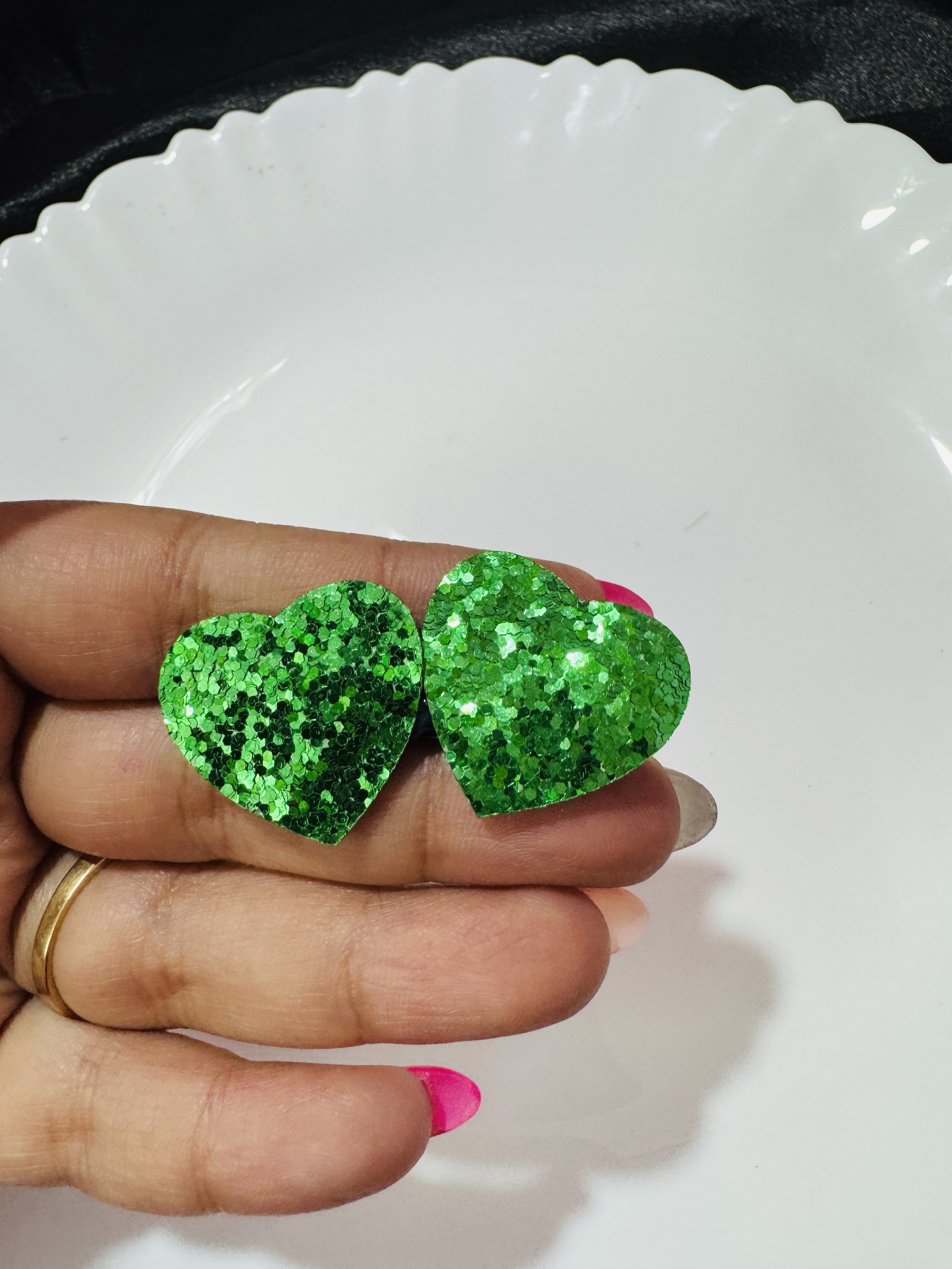 Heart Pin - Green