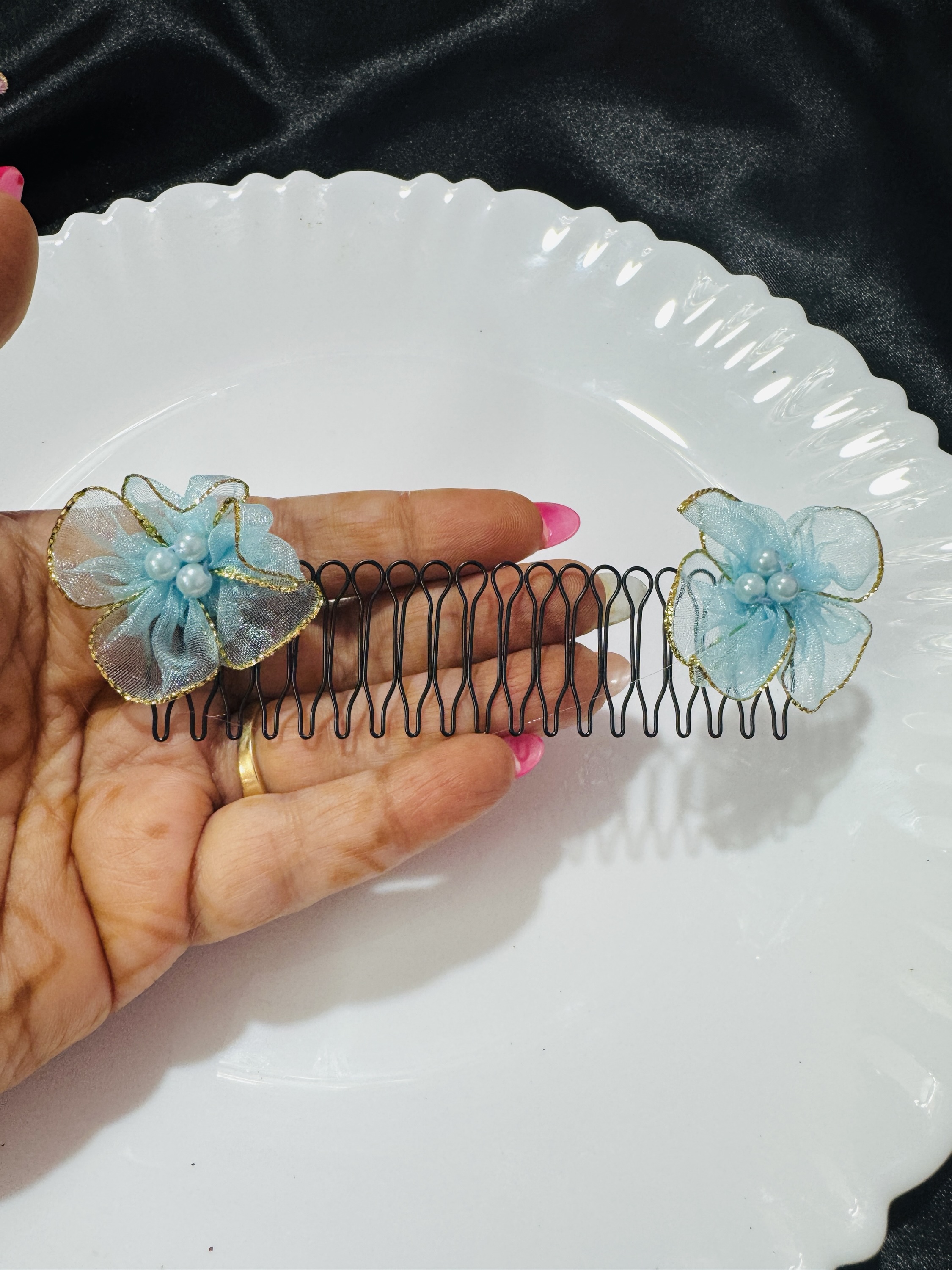 Hair Fix Comb Clip - Blue