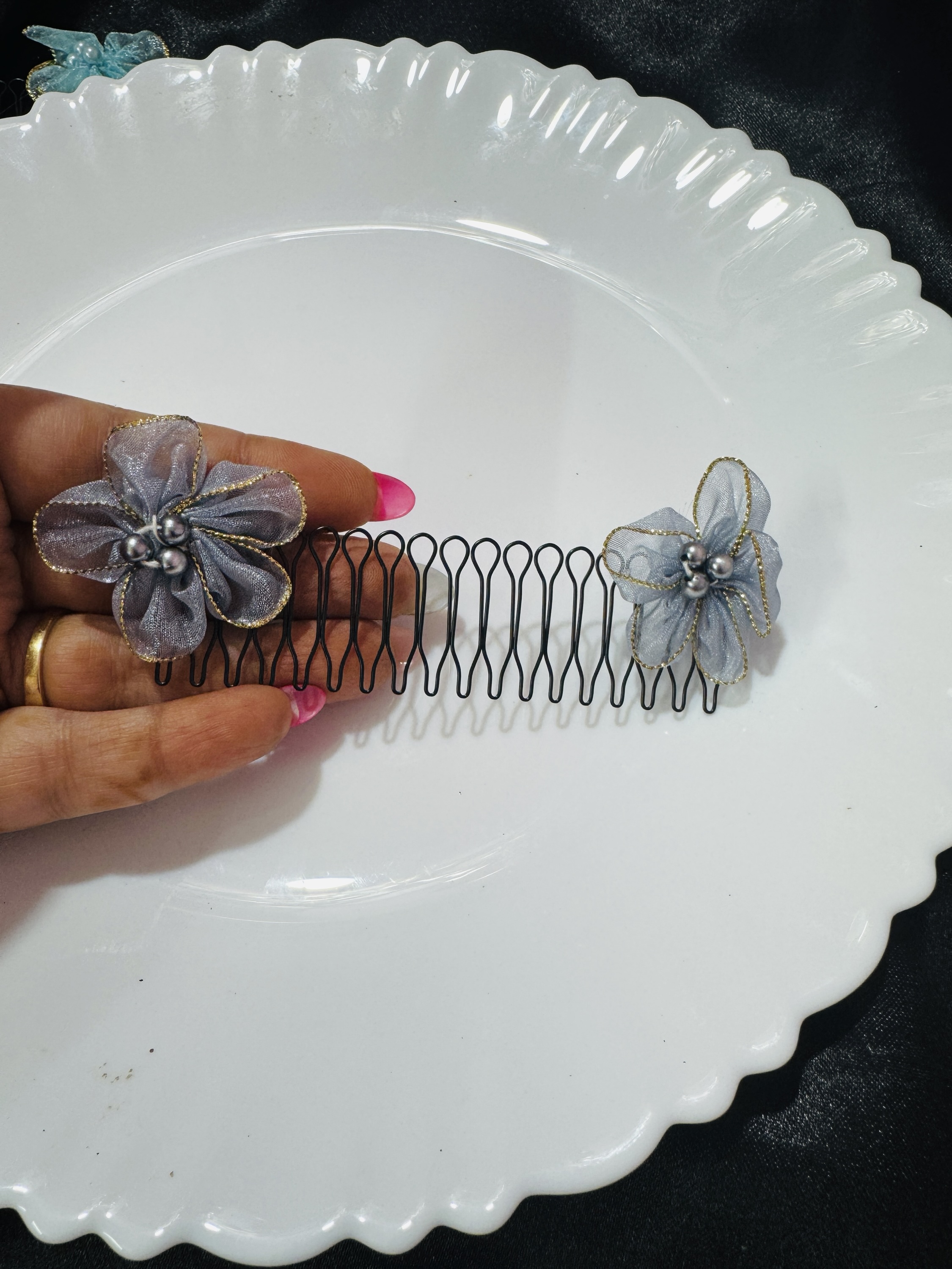 Hair Fix Comb Clip - Grey
