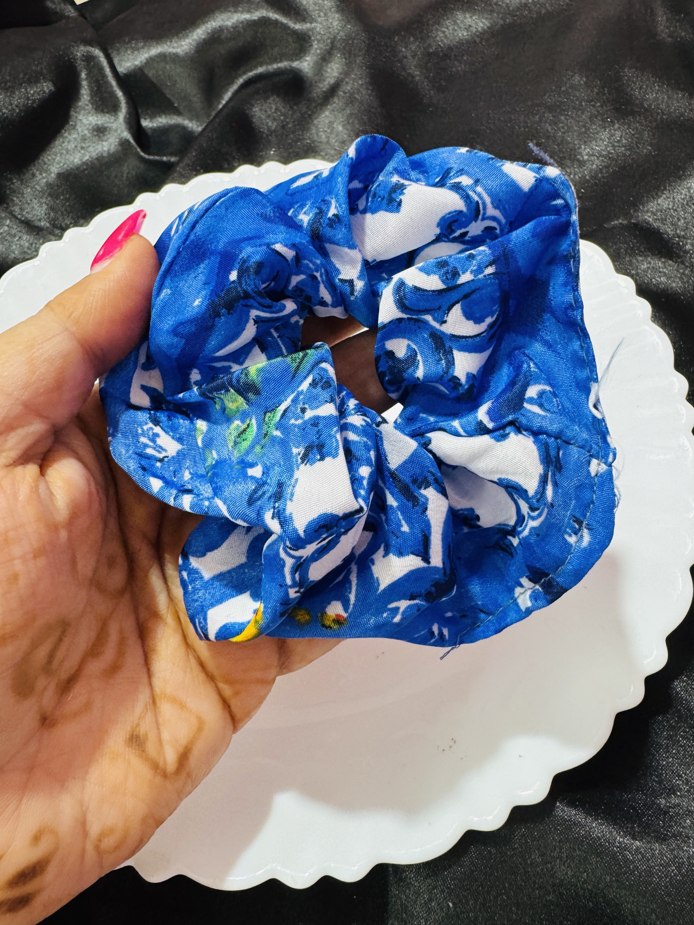 Blue Scrunchie