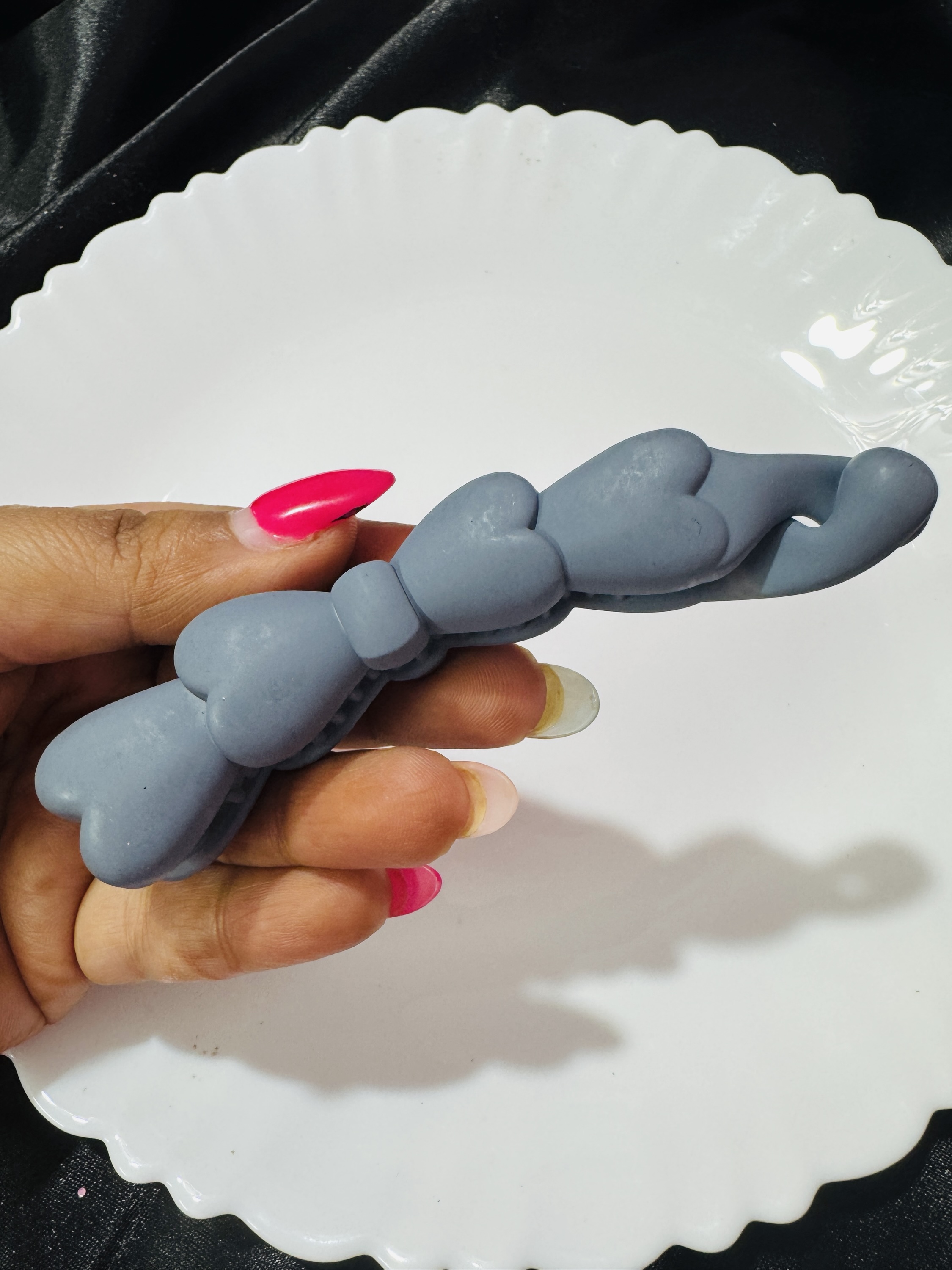 Grey Banana Clip