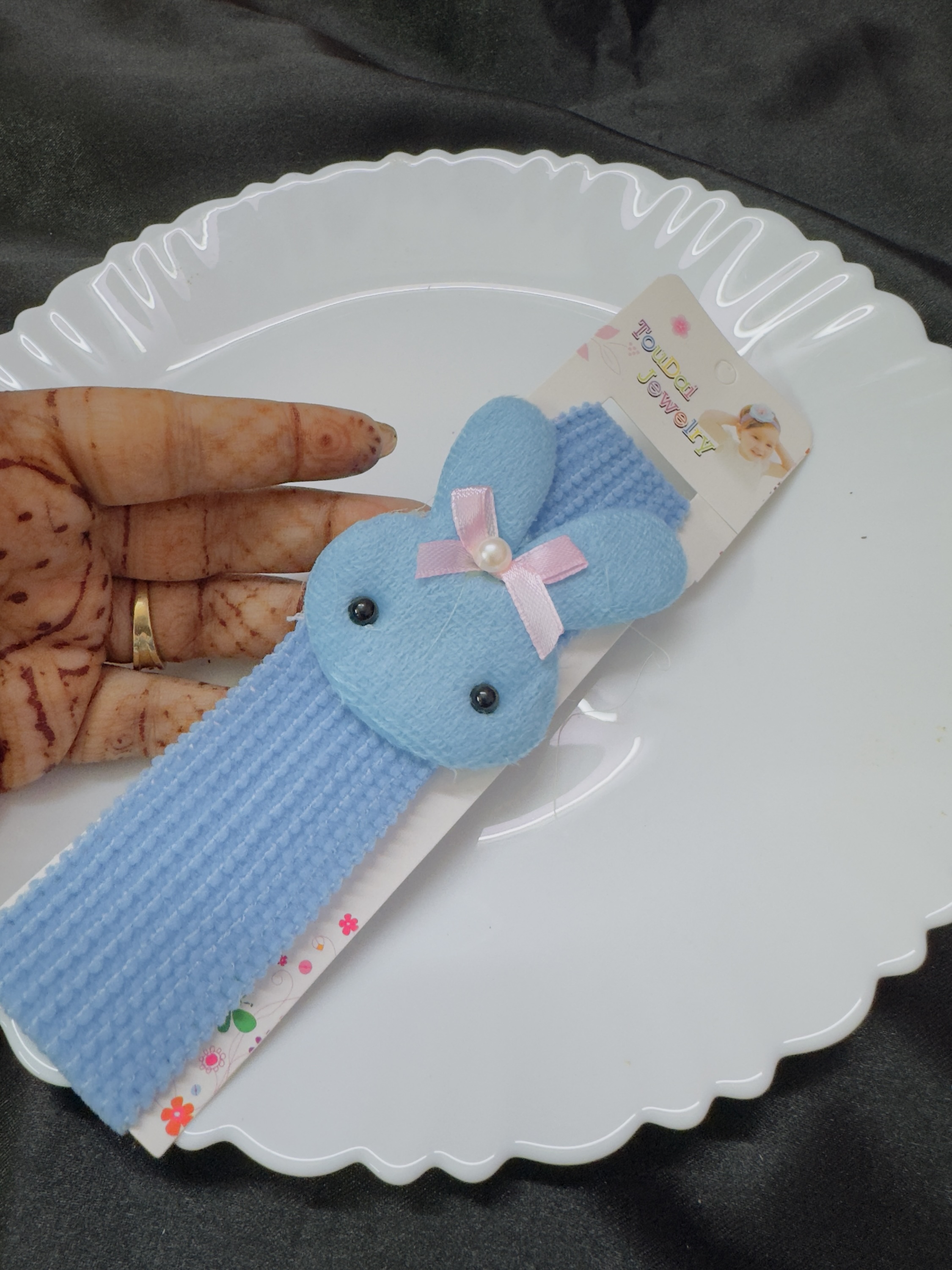 Blue Bunny Headband