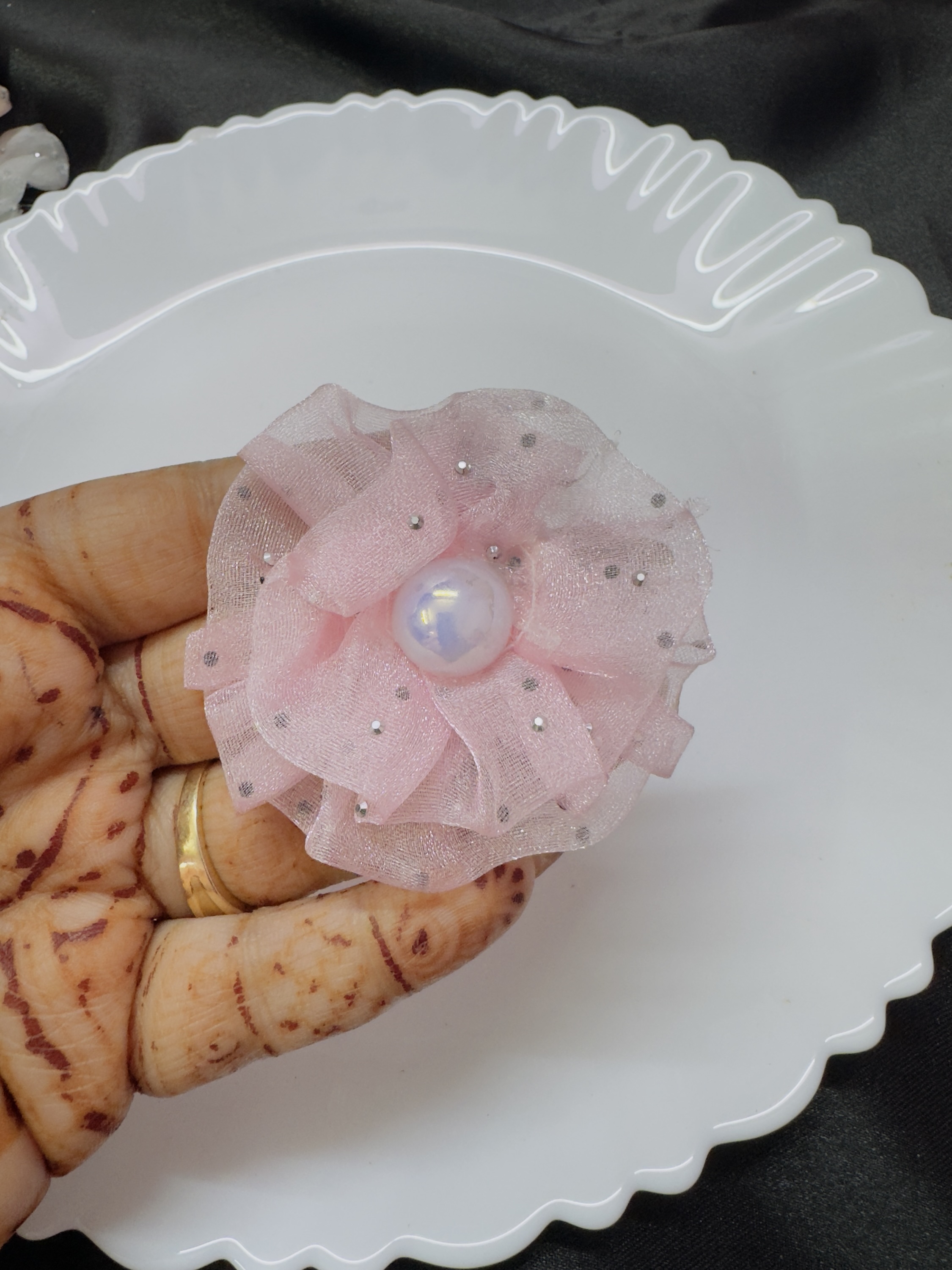 Baby Pink Flower Pin