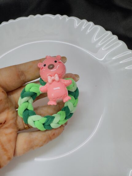 Green Teddy Rubberband