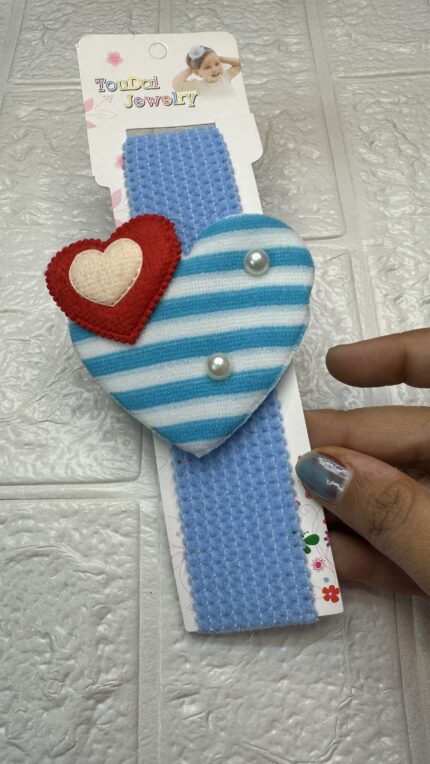Heart Haedband - Sky Blue