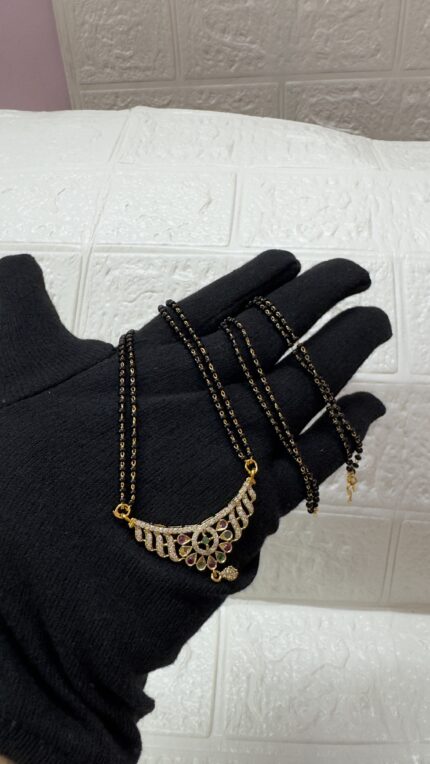 Mangalsutra Ruby and Green