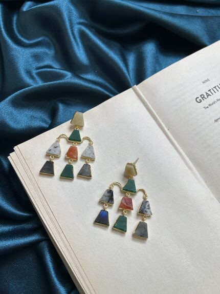 Natural Stone Multi Earrings