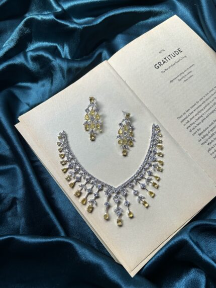 AD Necklace Set - Yellow