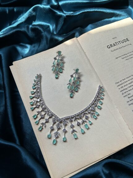 AD Necklace Set - Mint