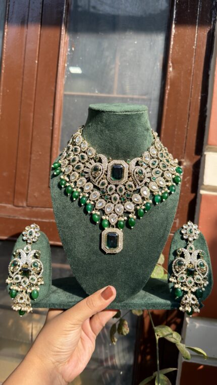 Shringar Emerald Set