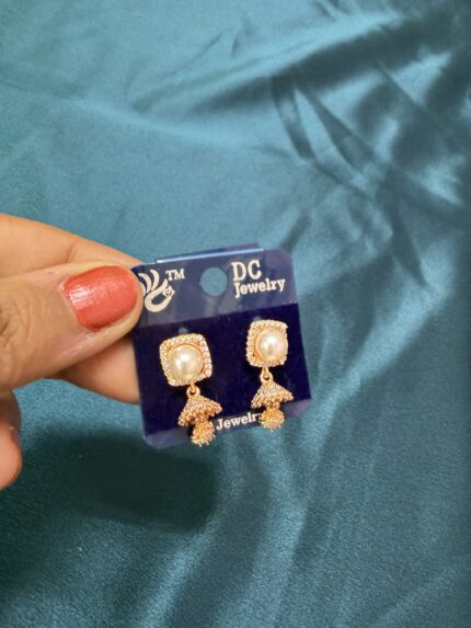 Daily Wear Pearl Earrings - 4