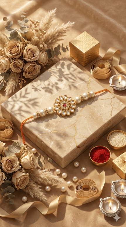 Kundan rakhi