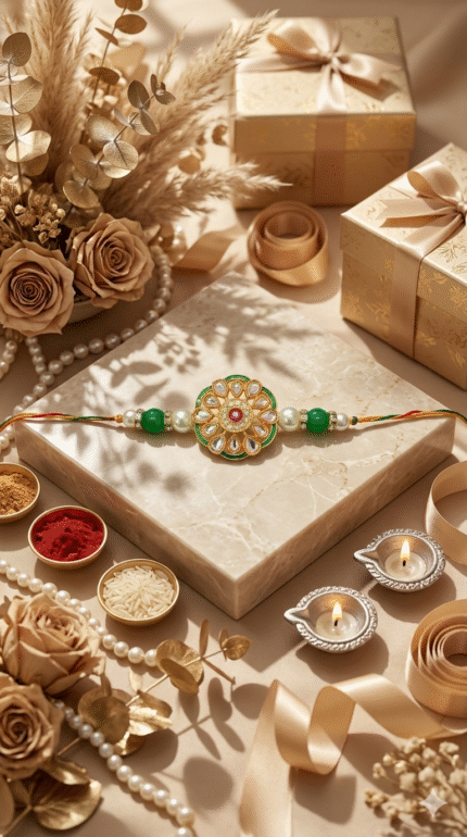Big Kundan Rakhi