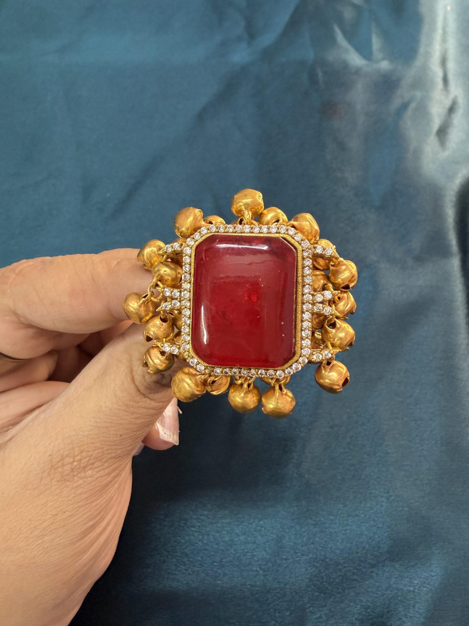 Kashmiri Ring - Ruby