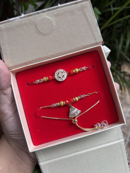 AD Premium Bhaiya Bhabhi Rakhi Gift Box