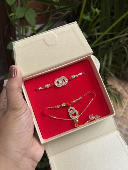 AD Premium Bhaiya Bhabhi Rakhi Gift Box