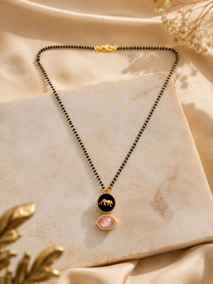 Sabya Trending Mangalsutra - Pink
