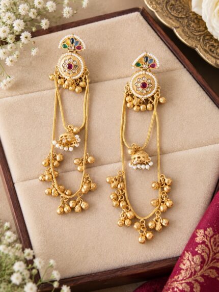 Kashmiri Earrings - Multi