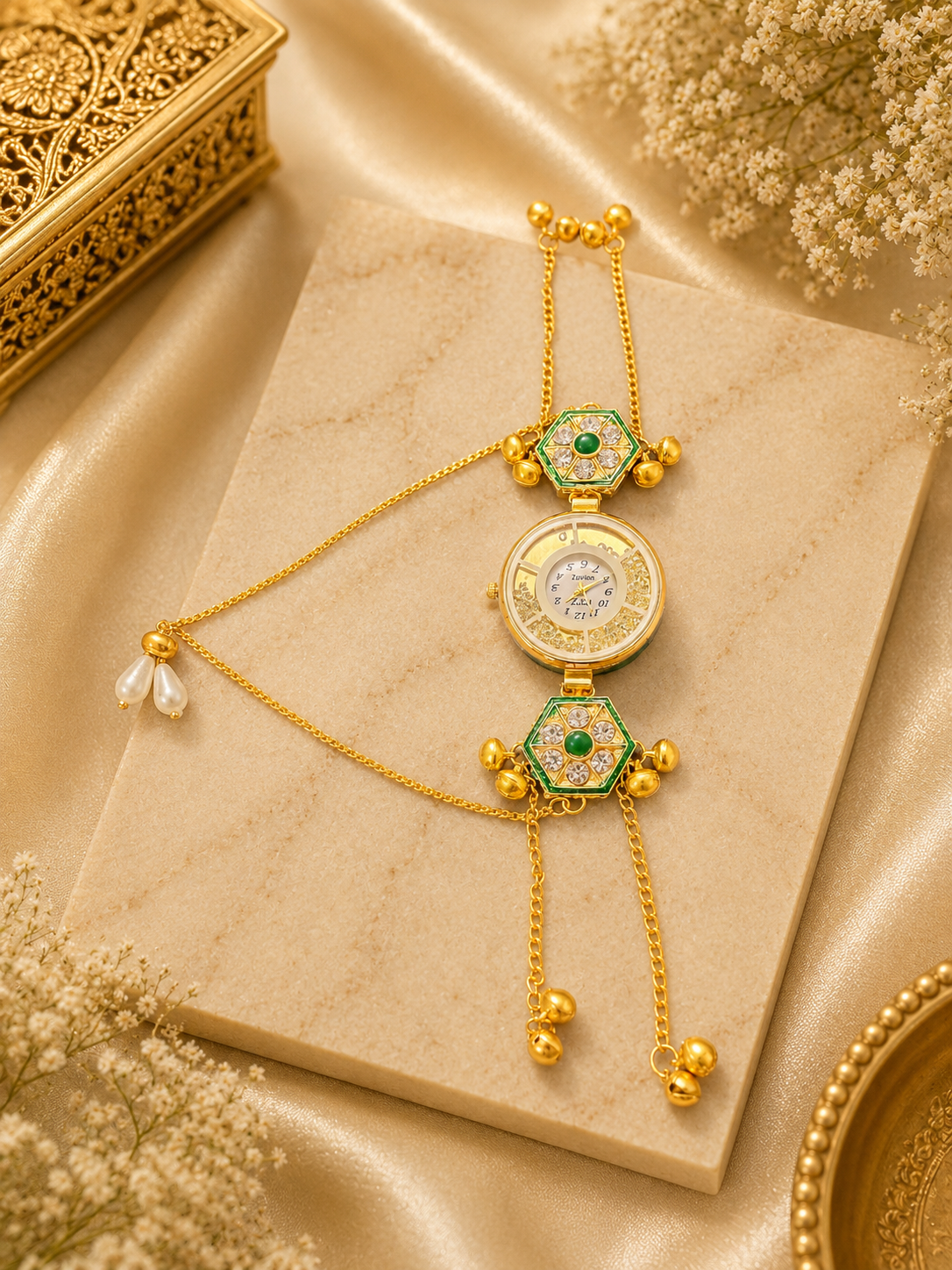 9e2f2077-9e00-418c-99a0-d768e00752e1.png Women Dial & Bracelet Style Straps Analogue Watch -W18 - Image 1