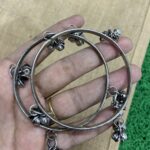 Oxidised Ghungroo Bangles - Pair of Two