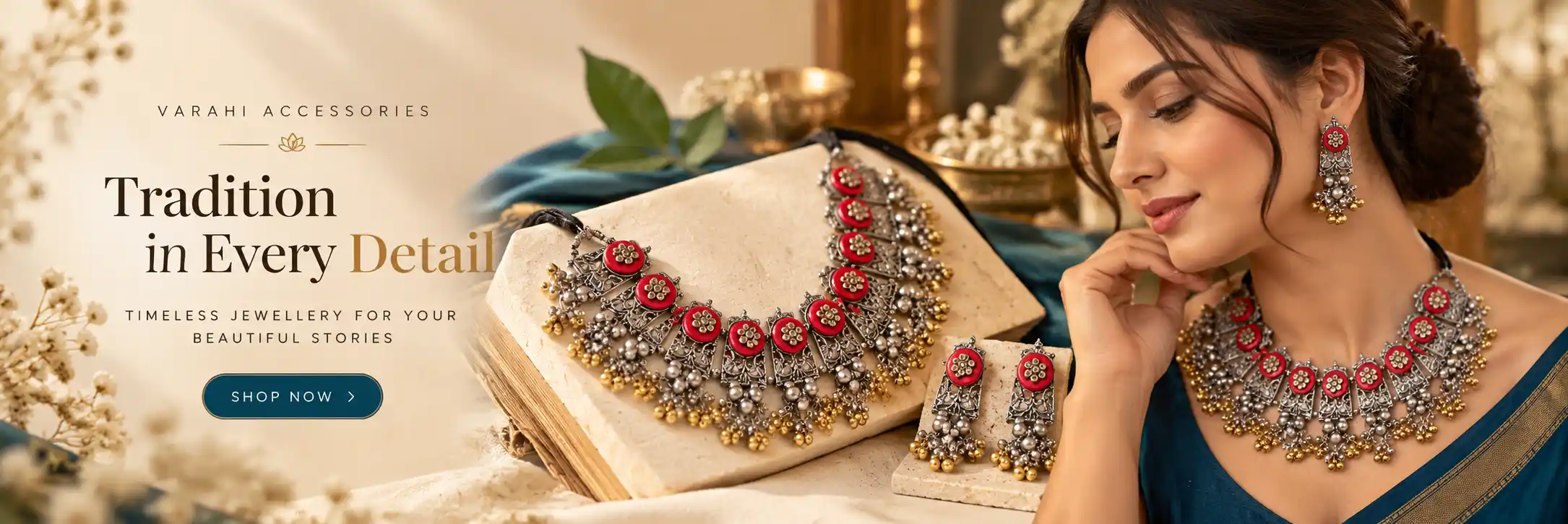 Tradition in Every Detail Jewelry Banner