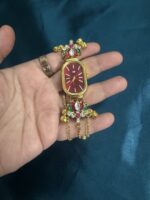 Women Dial & Bracelet Style Lotus Straps Analogue Watch -W12 - Image 4