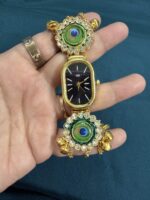 Women Dial & Bracelet Style Straps Peacock Analogue Watch -W14 - Image 7