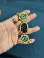 Women Dial & Bracelet Style Straps Peacock Analogue Watch -W14 - Image 4